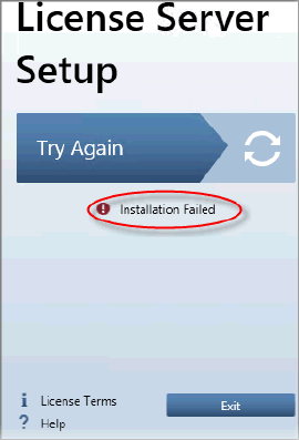 Acs License File Installation Failed